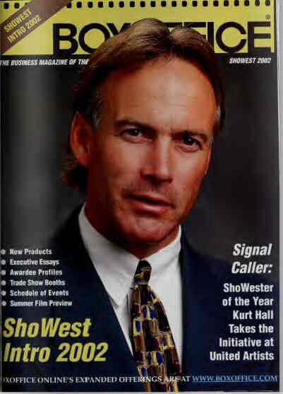 BOXOFFICE magazine side cover March 2002