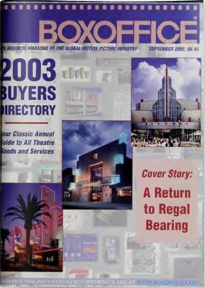 BOXOFFICE magazine side cover September 2002
