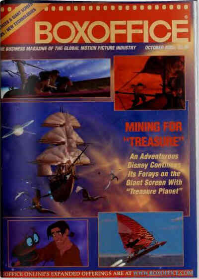 BOXOFFICE magazine side cover October 2002