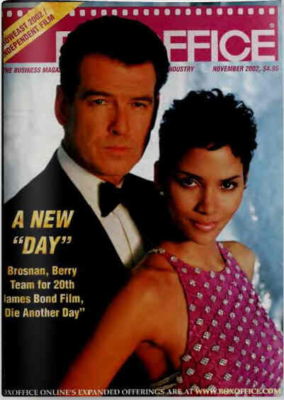 BOXOFFICE magazine side cover November 2002