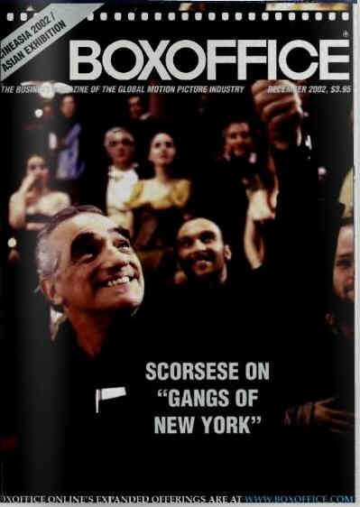 BOXOFFICE magazine side cover December 2002