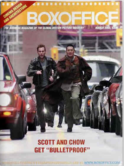 BOXOFFICE magazine side cover March 2003