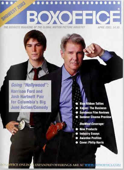 BOXOFFICE magazine side cover April 2003