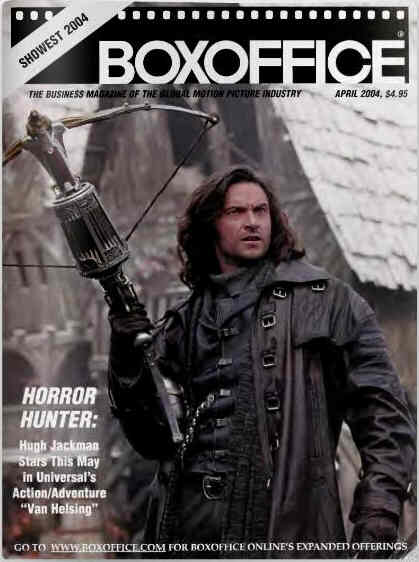 BOXOFFICE magazine side cover April 2004