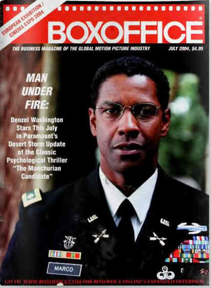 BOXOFFICE magazine side cover July 2004