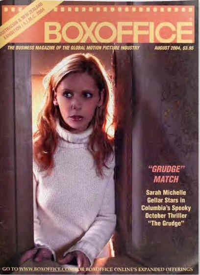 BOXOFFICE magazine side cover August 2004