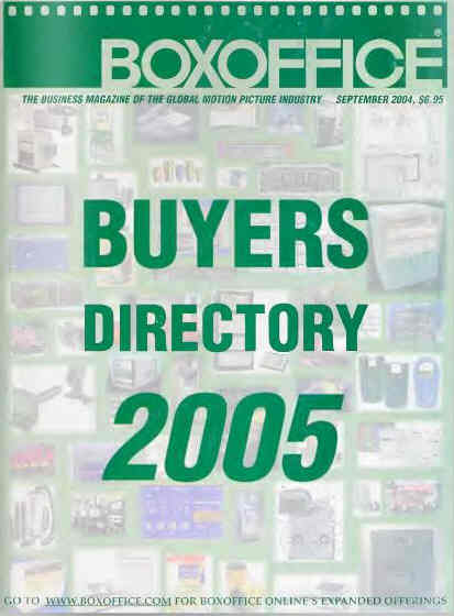 BOXOFFICE magazine side cover September 2004