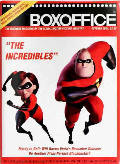 BOXOFFICE magazine side cover October 2004