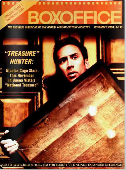 BOXOFFICE magazine side cover November 2004
