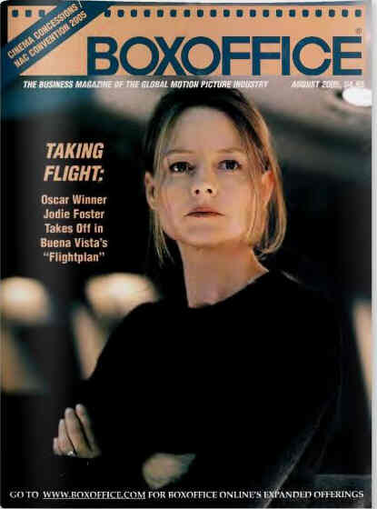 BOXOFFICE magazine side cover August 2005