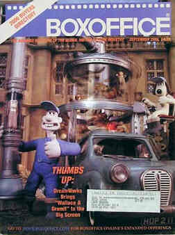 BOXOFFICE magazine side cover September 2005