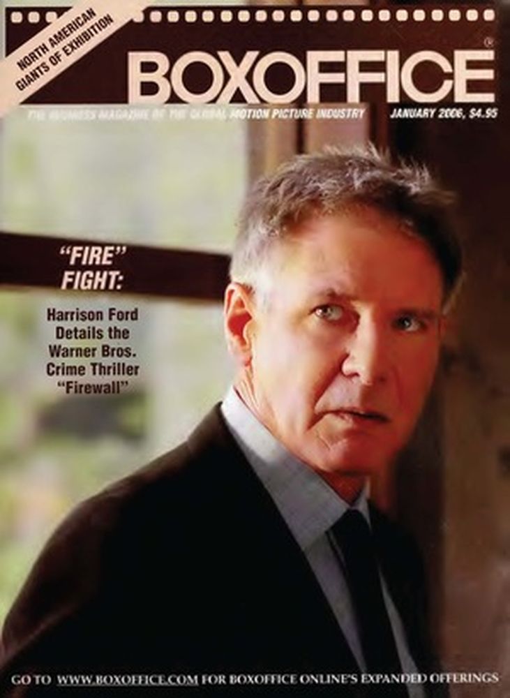 BOXOFFICE magazine side cover January 2006