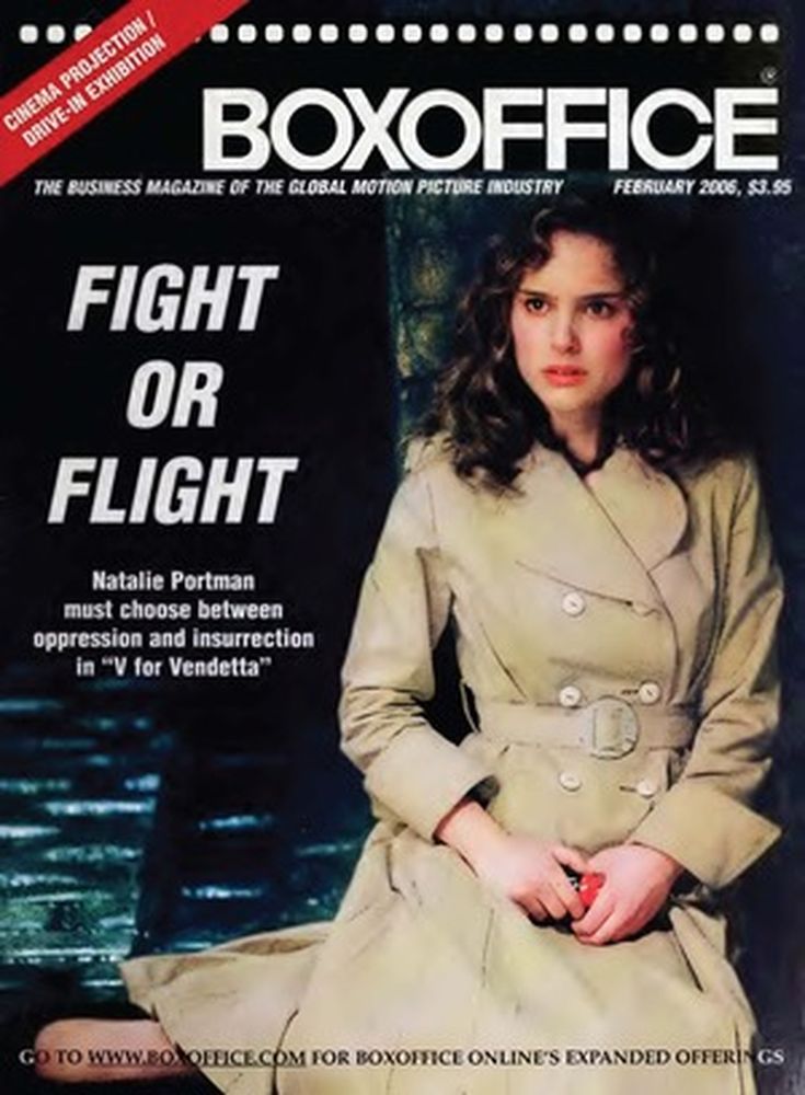 BOXOFFICE magazine side cover February 2006