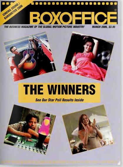BOXOFFICE magazine side cover March 2006
