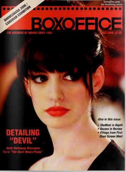 BOXOFFICE magazine side cover May 2006