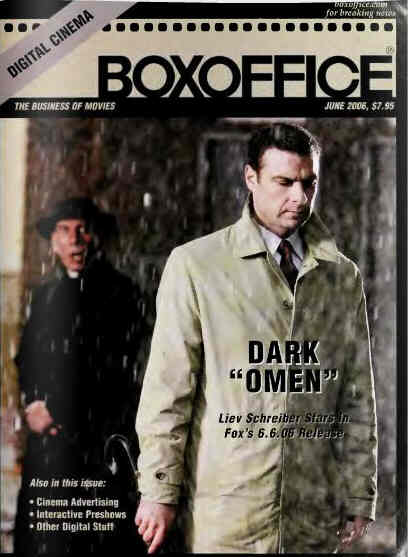 BOXOFFICE magazine side cover June 2006