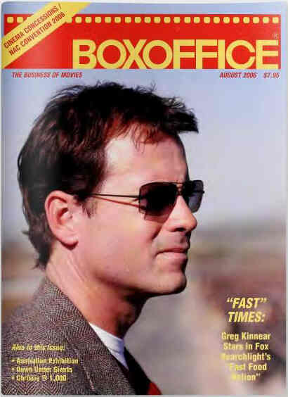 BOXOFFICE magazine side cover August 2006