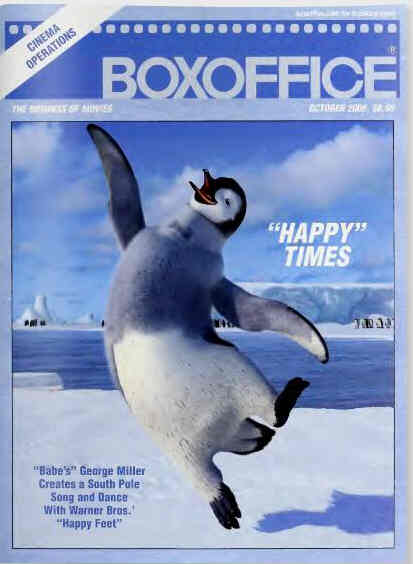 BOXOFFICE magazine side cover October 2006