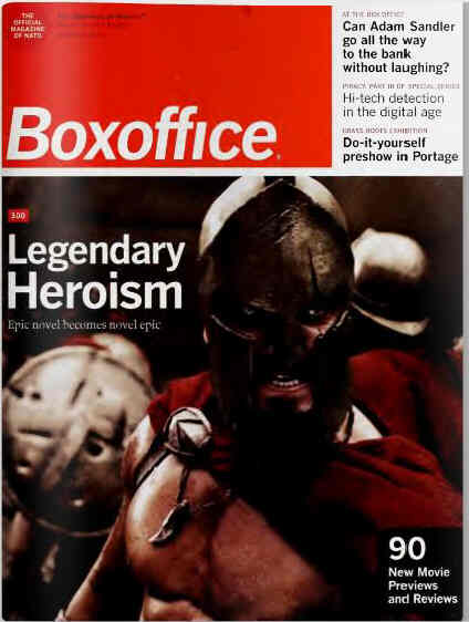 BOXOFFICE magazine side cover March 2007