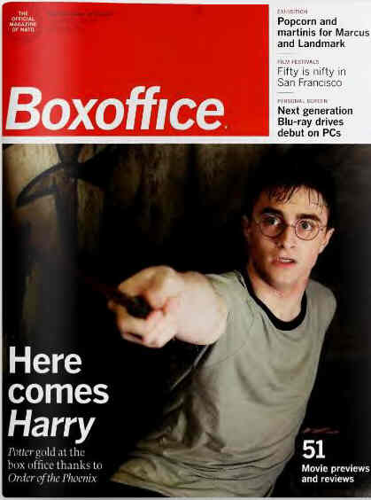 BOXOFFICE magazine side cover July 2007