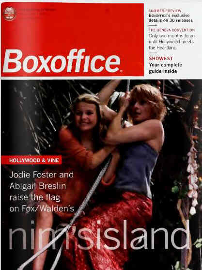 BOXOFFICE magazine side cover April 2008
