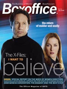 BOXOFFICE magazine side cover July 2008