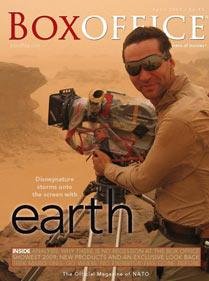 BOXOFFICE magazine side cover April 2009