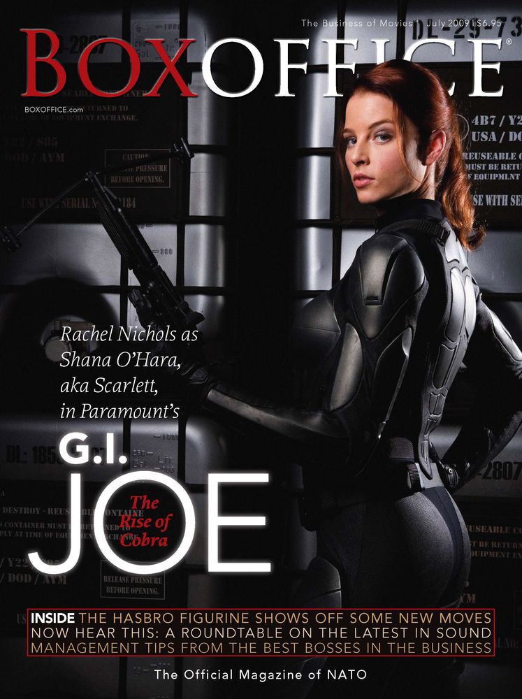 BOXOFFICE magazine side cover July 2009