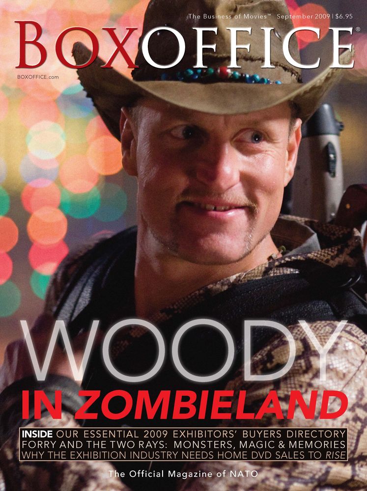 BOXOFFICE magazine side cover September 2009