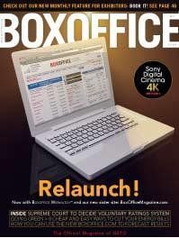 BOXOFFICE magazine side cover June/July 2010