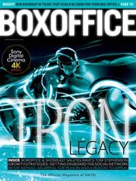 BOXOFFICE magazine side cover November 2010