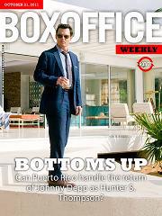 BOXOFFICE WEEKLY magazine side cover 21 October 2011