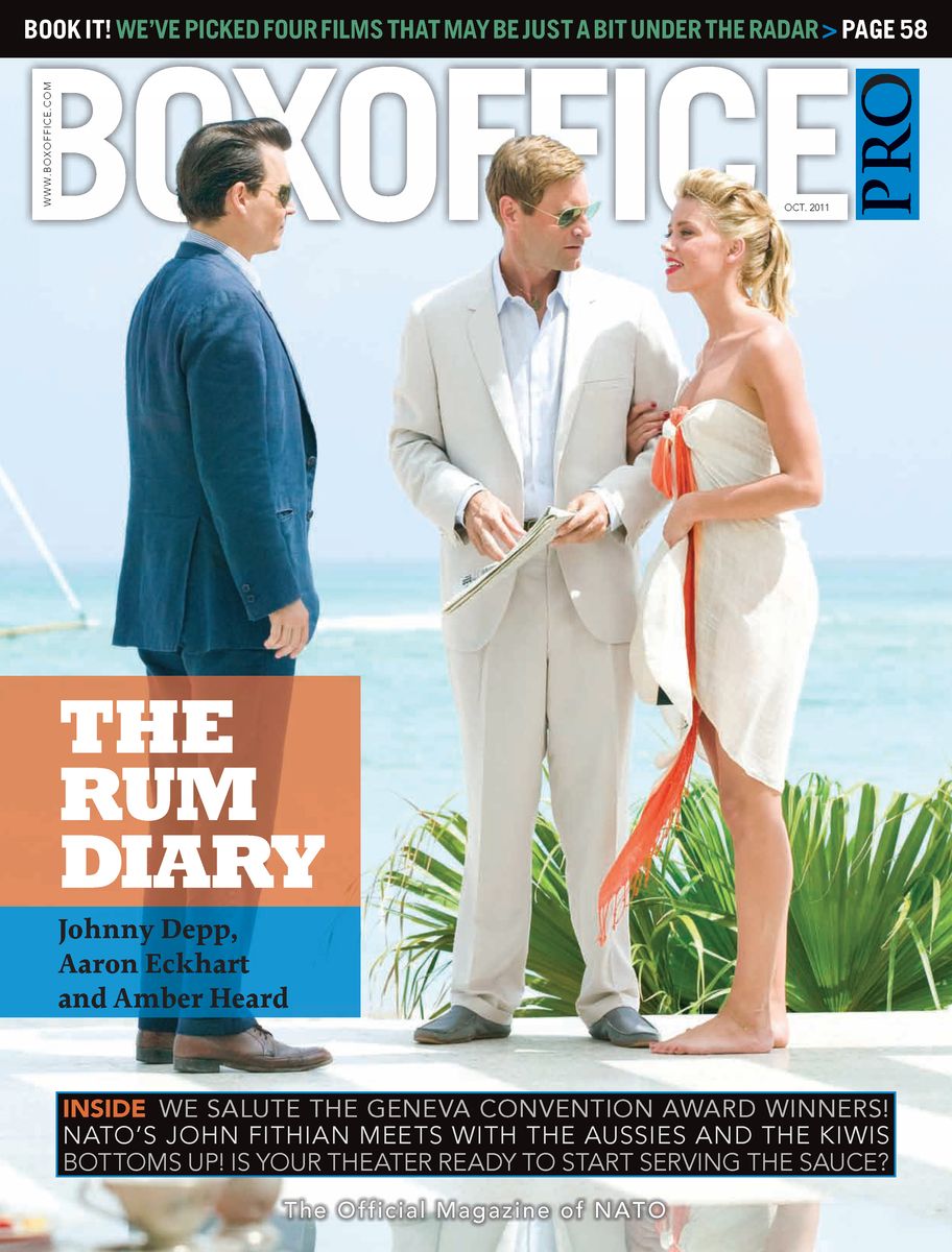 BOXOFFICE magazine side cover October 2011