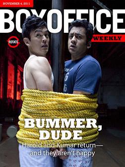 BOXOFFICE WEEKLY magazine side cover 4 November 2011
