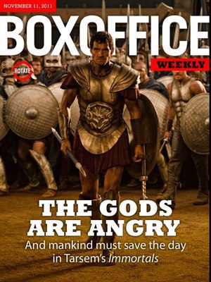 BOXOFFICE WEEKLY magazine side cover 11 November 2011