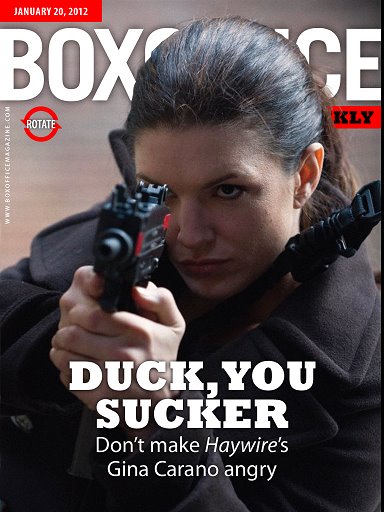 BOXOFFICE WEEKLY magazine side cover 20 January 2012