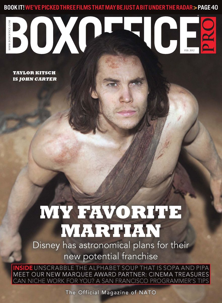 BOXOFFICE magazine side cover February 2012
