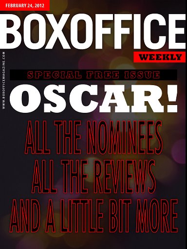 BOXOFFICE WEEKLY magazine side cover 24 February 2012