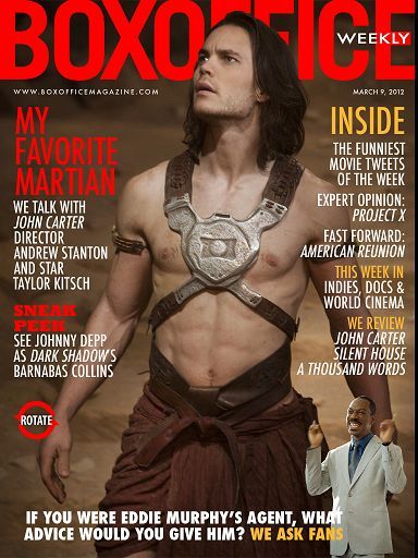 BOXOFFICE WEEKLY magazine side cover 9 March 2012