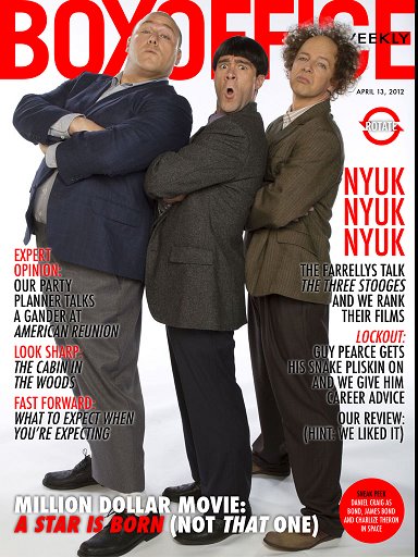 BOXOFFICE WEEKLY magazine side cover 13 April 2012