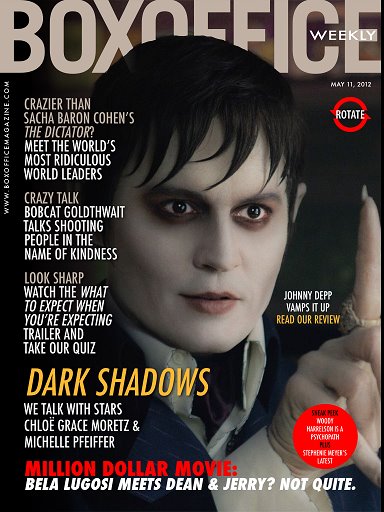 BOXOFFICE WEEKLY magazine side cover 11 May 2012