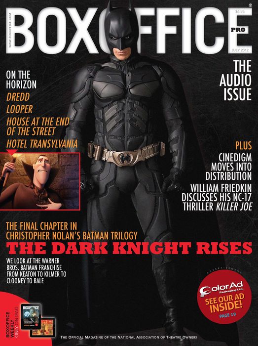 BOXOFFICE magazine side cover July 2012