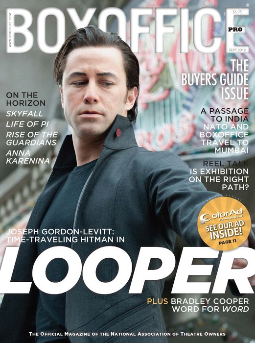 BOXOFFICE magazine side cover September 2012