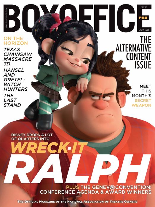 BOXOFFICE magazine side cover October 2012