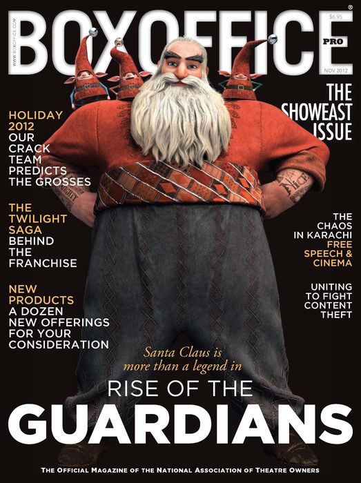 BOXOFFICE magazine side cover November 2012