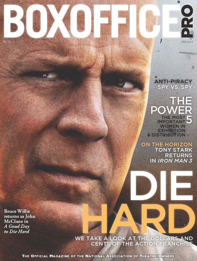 BOXOFFICE magazine side cover February 2013