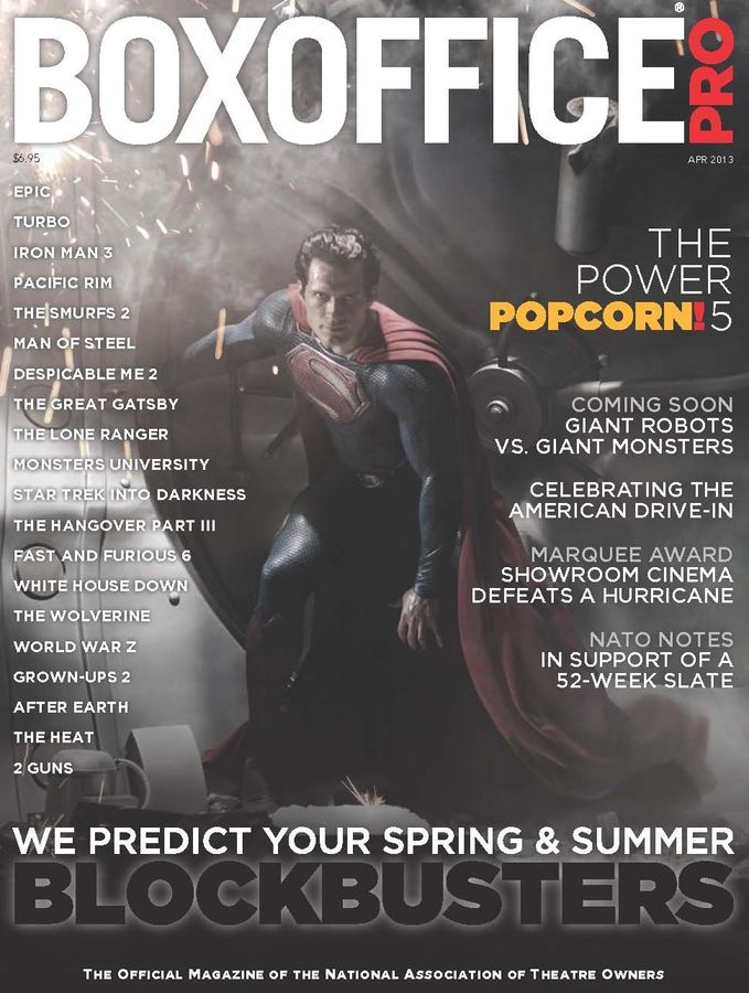 BOXOFFICE magazine side cover April 2013
