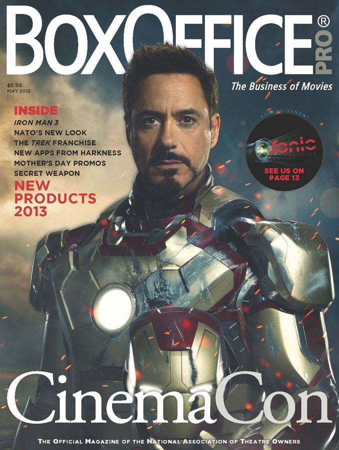 BOXOFFICE magazine side cover May 2013