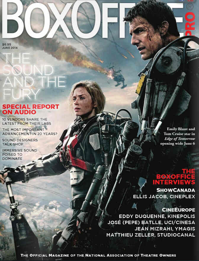 BOXOFFICE magazine side cover June 2014