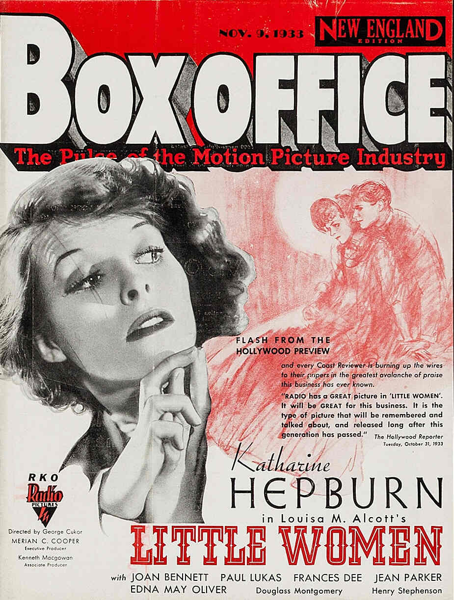 BOXOFFICE magazine side cover 9 November 1933